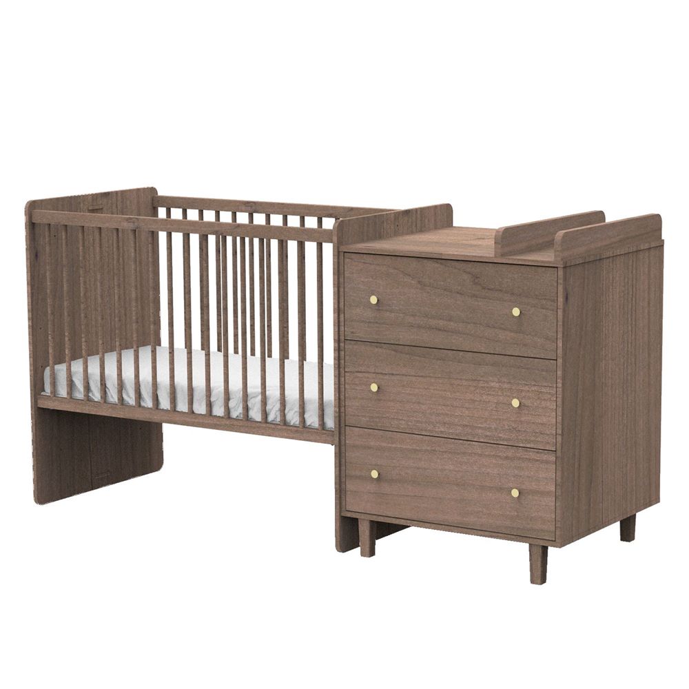 Lit combiné évolutif Jazzy MARRON Sauthon