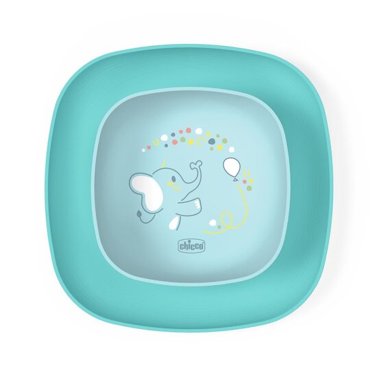 Chicco Ensemble d'assiettes Bleu 