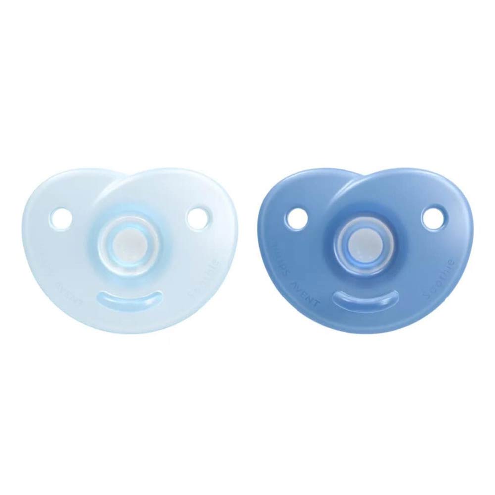 Lot de 2 Soothie coeur BLEU Philips Avent