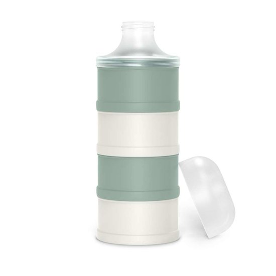 Suavinex Boite doseuse de lait 4 compartiments Bonhomia Vert 0 mois+ Suavinex Boite doseuse de lait 4 compartiments Bonhomia Vert 0 mois+