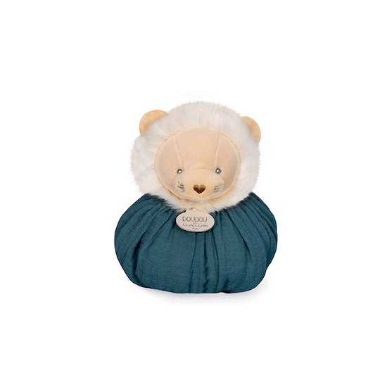 Doudou & Compagnie Doudou boule Bleu 25 cm Doudou & Compagnie Doudou boule Bleu 25 cm