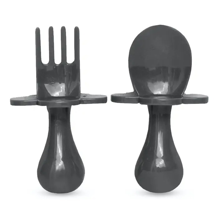 Grabease - Couverts ergonomiques d'apprentissage GRIS Grabease