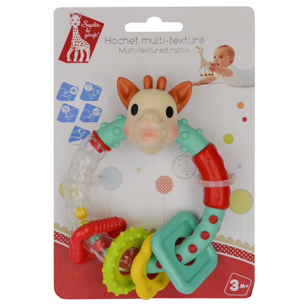 Sophie la Girafe - Hochet Bébé Multicolores - Pour Soulager les