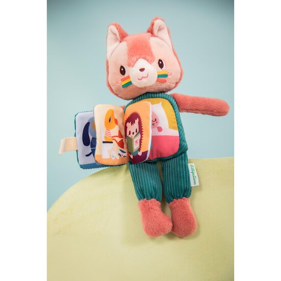 Lilliputiens Peluche à histoire Jeanne Rose 06 mois