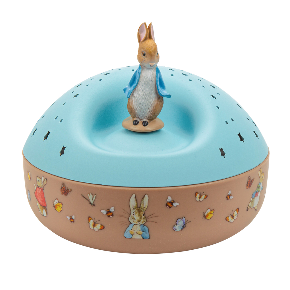 Projecteur D'Etoiles Musical Peter Rabbit BLEU Trousselier