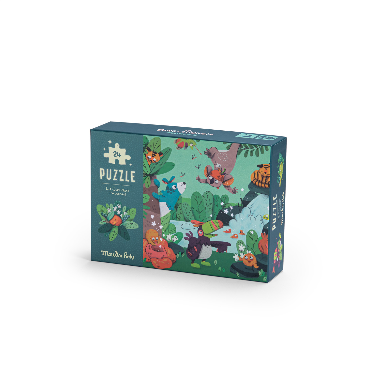MOULIN ROTY - Puzzle phosphorescent La cascade MULTICOLORE Moulin Roty