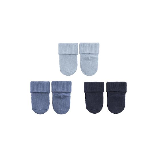 Sterntaler Chaussettes nouveau-nés paquet 3 pc Bleu 