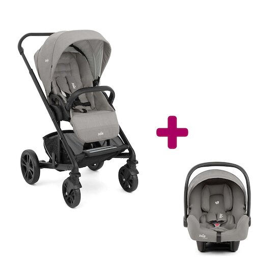 Joie - Poussette combinée 3-en-1 Versatrax avec coque-auto i-Snug