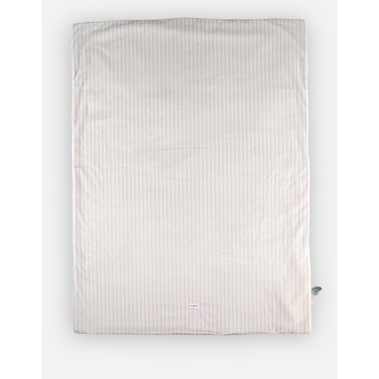 Noukie's Couverture Veloudoux Tiga & Stegi Beige  Noukie's Couverture Veloudoux Tiga & Stegi Beige