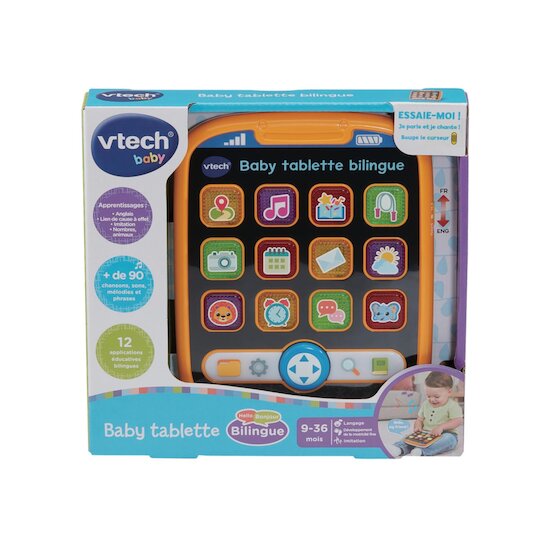 Vtech Baby Jouet Baby tablette bilingue Multicolore  Vtech Baby Jouet Baby tablette bilingue Multicolore