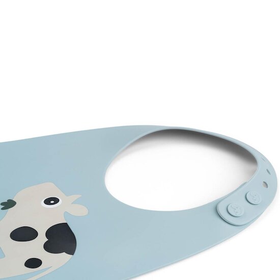 Done by Deer Bavoir silicone Dotti Bleu  Done by Deer Bavoir silicone Dotti Bleu