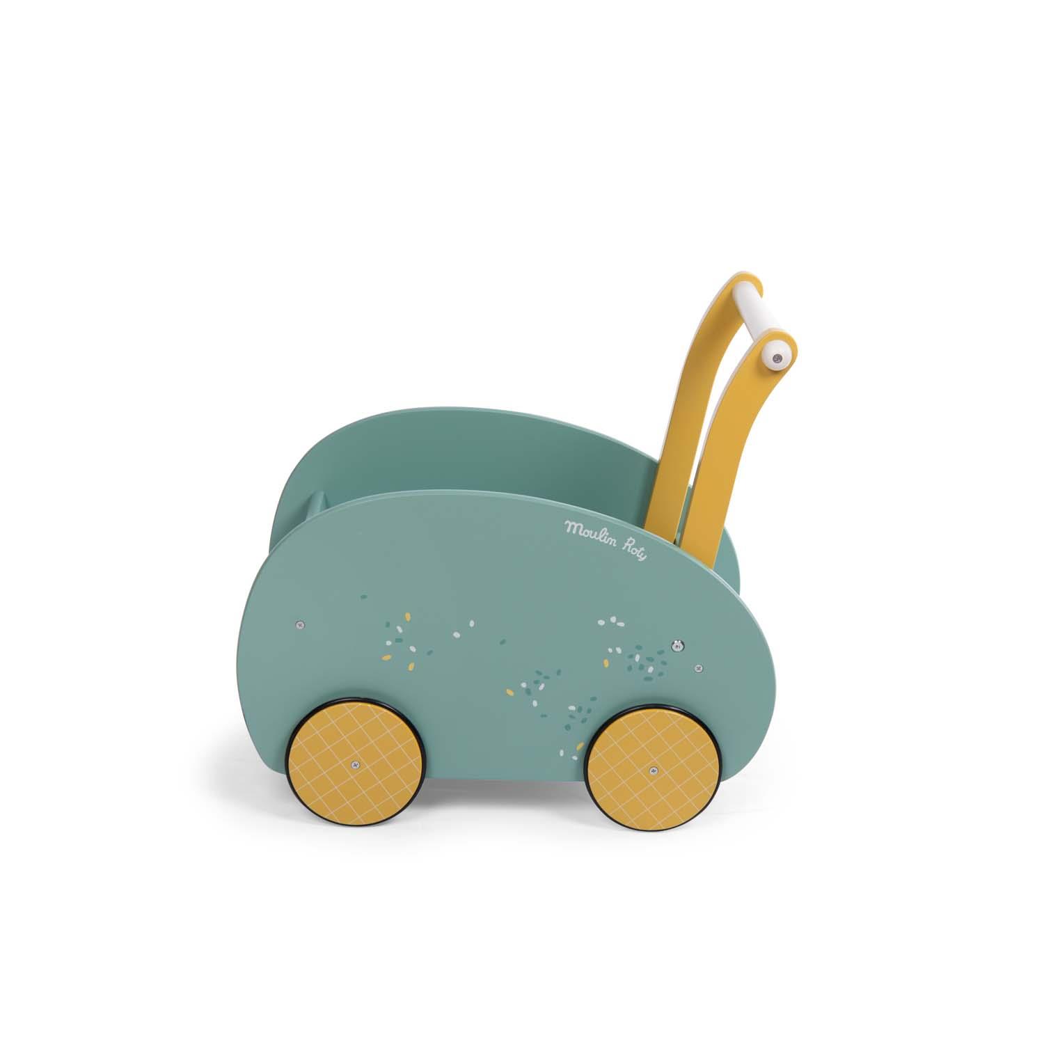 Chariot de marche Trois petits lapins MULTICOLORE Moulin Roty