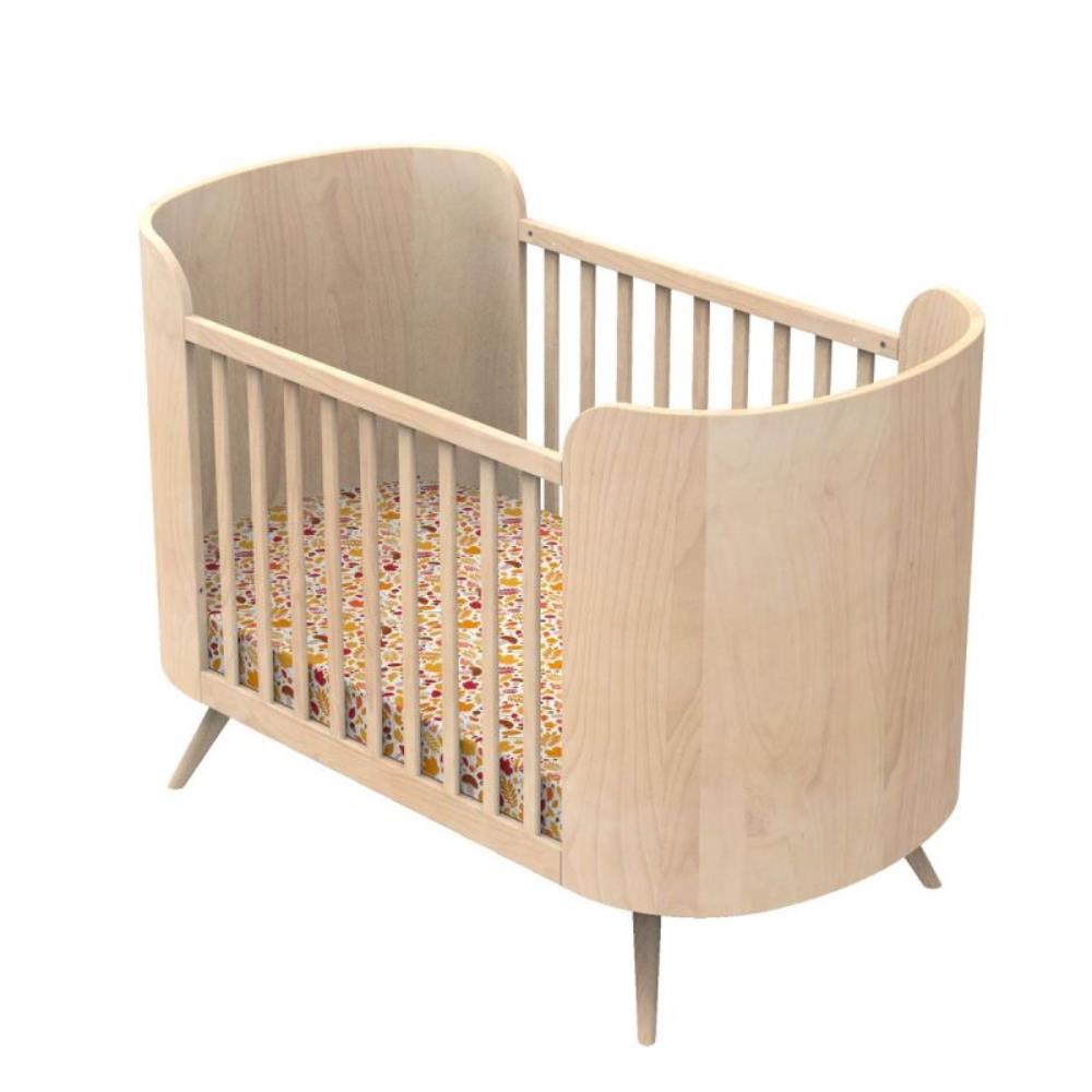 Little big bed pieds bois Galopin BEIGE Sauthon Original