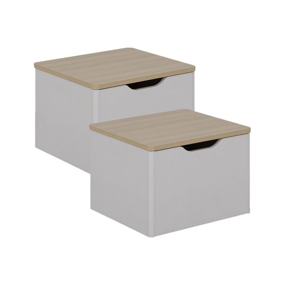 2 Blocs à roulettes Eliott GRIS Galipette