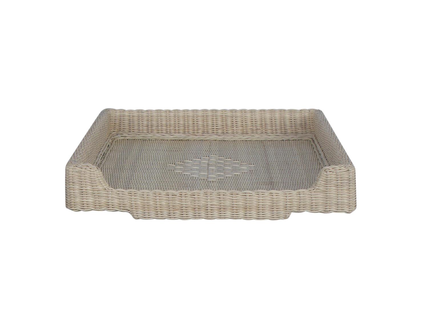 Box à langer en rotin Léo tréssage naturel BEIGE Théo
