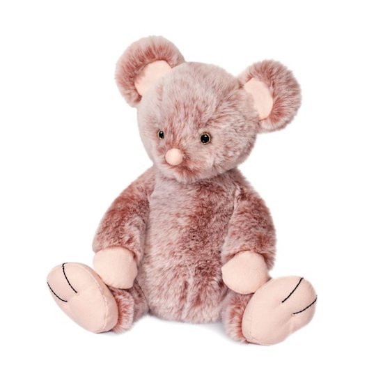 Histoire d'Ours Peluche Lily la souris Rose 17 cm