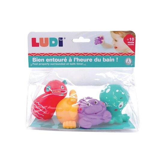 Ludi Jouets de bain aspergeurs Multicolore  Ludi Jouets de bain aspergeurs Multicolore