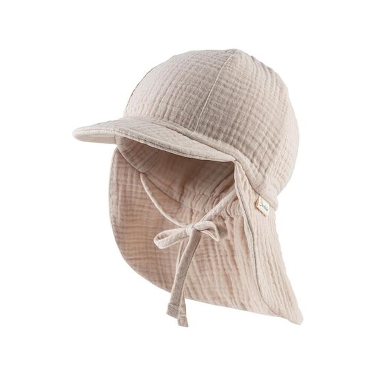 Sterntaler Casquette sahara bébé fille en mousseline Beige 