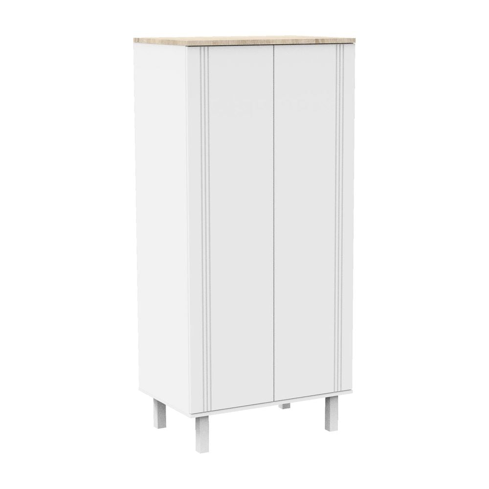 Armoire 2 portes Eléonore BLANC Sauthon