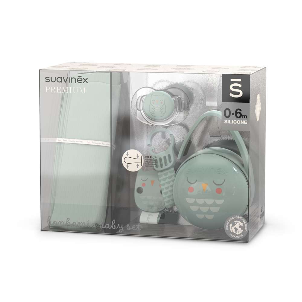 Suavinex - Coffret cadeau Bonhomia VERT Suavinex