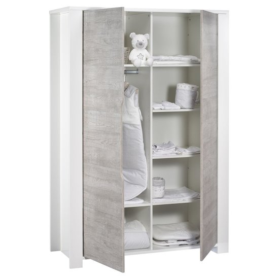 Sauthon Armoire 2 portes Loft Bois  Sauthon Armoire 2 portes Loft Bois