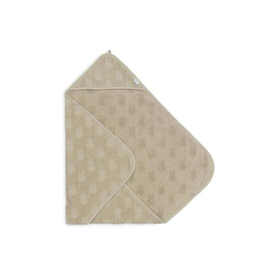 Jollein Cape de bain Éponge Miffy Jacquard Olive Green 75x75 cm Jollein Cape de bain Éponge Miffy Jacquard Olive Green 75x75 cm