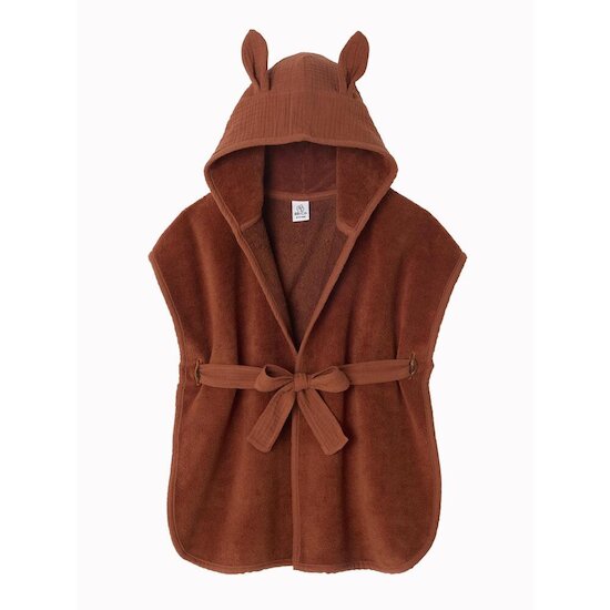BB&Co Peignoir en éponge bambou et gaze de coton Toffee 0-2 ans