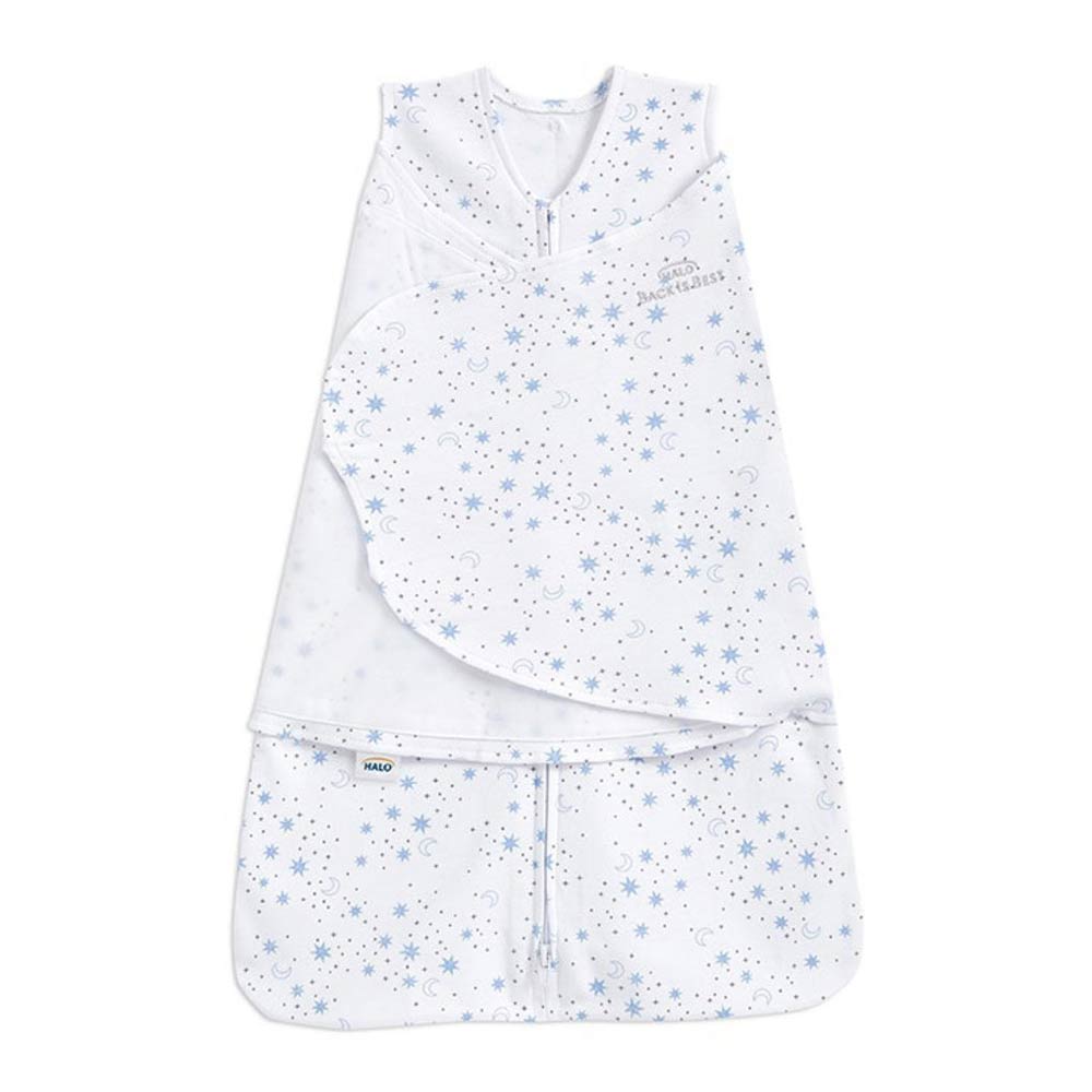 Lange d'emmaillotage 3 en 1 HALO® SleepSack® TOG 1,5 100% Coton BLEU Aden et Anais