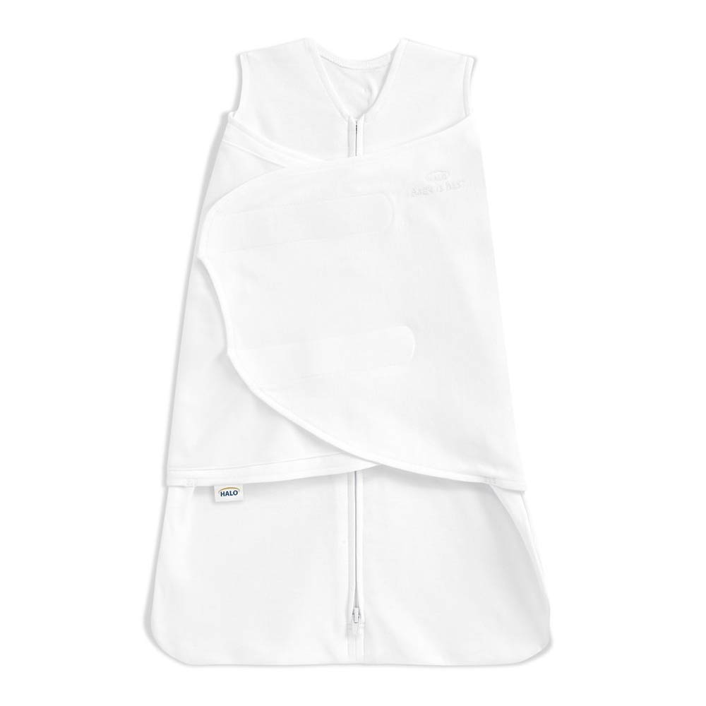 Lange d'emmaillotage 3 en 1 HALO® SleepSack® TOG 1,5 100% Coton BLANC Aden et Anais