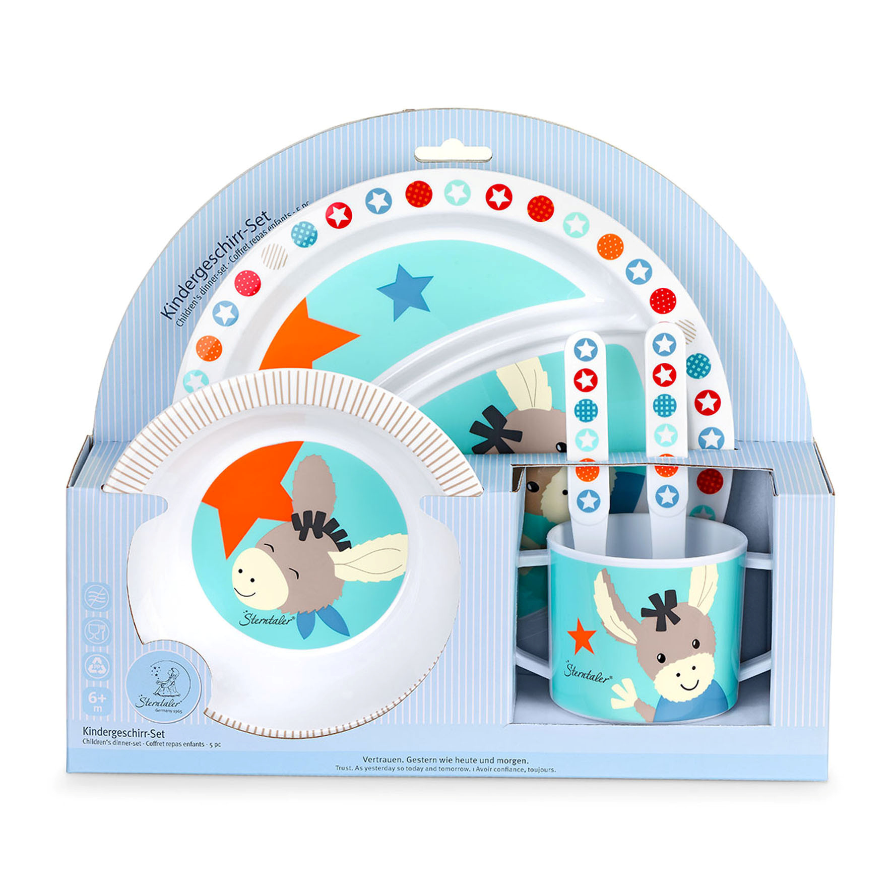 Coffret vaisselle/couverts Emmi MULTICOLORE Sterntaler