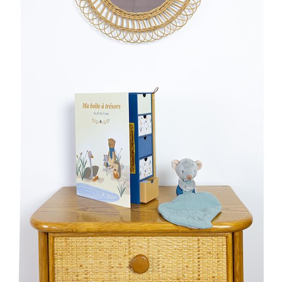 Domiva Doudou alix au fil de l'eau Multicolore 20 cm