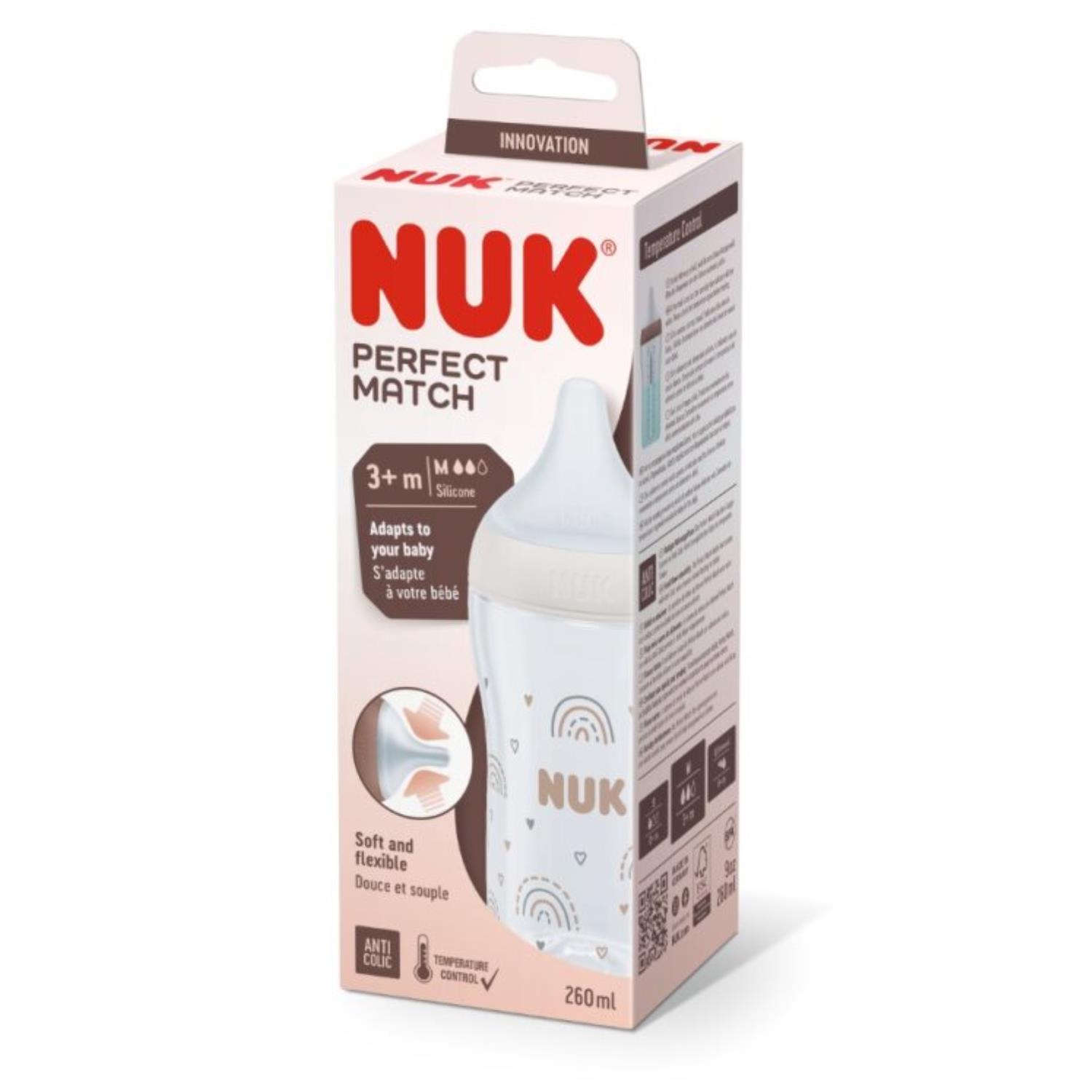 NUK - Biberon Perfect Match PP MULTICOLORE Nuk