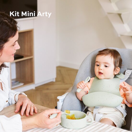 Babymoov Coffret Premiers Repas Mini Arty Vert 