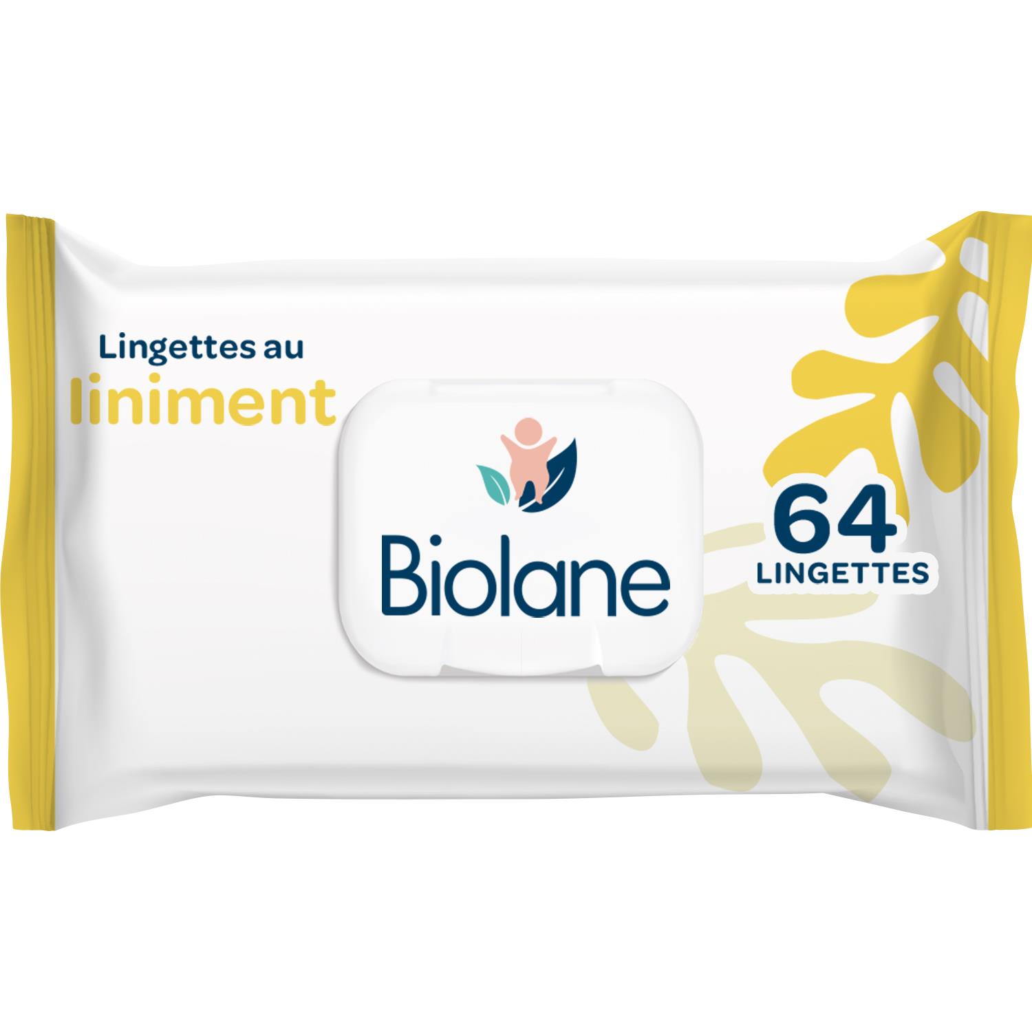 Lingettes au liniment MULTICOLORE Biolane