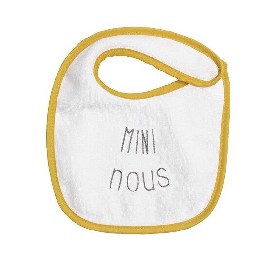 Trois Kilos Sept 6 bavoirs mots tendres Beige Naissance Trois Kilos Sept 6 bavoirs mots tendres Beige Naissance