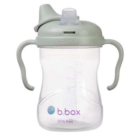B.Box For Kids Tasse à bec en siliconne Sage 240 ml B.Box For Kids Tasse à bec en siliconne Sage 240 ml