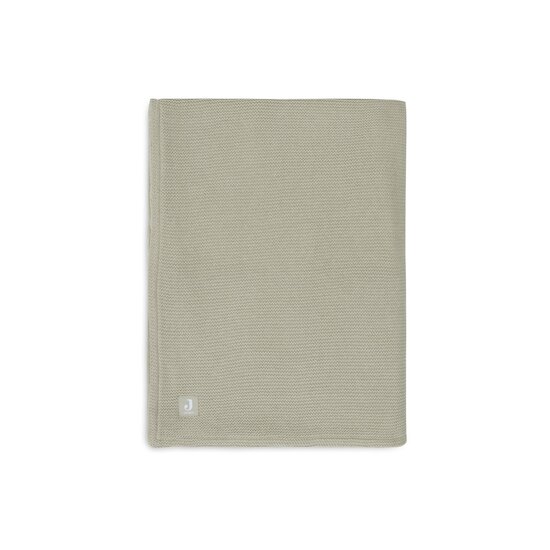 Jollein Couverture basic knit fleece Olive Green 100x150 cm
