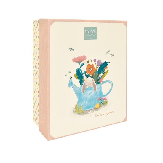 Doudou & Compagnie Doudou Lapin ciboulette Rose  Doudou & Compagnie Doudou Lapin ciboulette Rose
