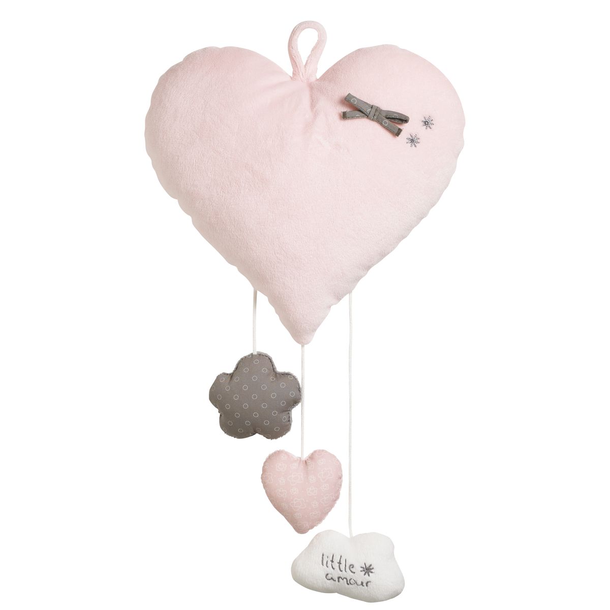 Suspension deco murale Lilibelle ROSE Sauthon