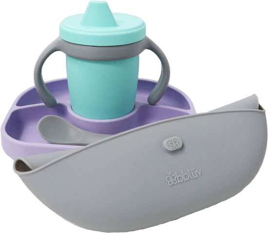 BBlüv Set d'alimentation en silicone Violet 