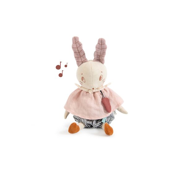 Moulin Roty Poupée musique lapin Après la pluie  