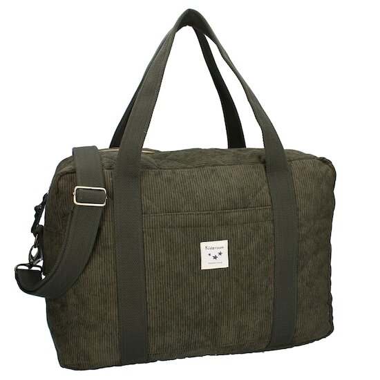 Kidzroom Sac à langer velours côtelé Kaki  Kidzroom Sac à langer velours côtelé Kaki