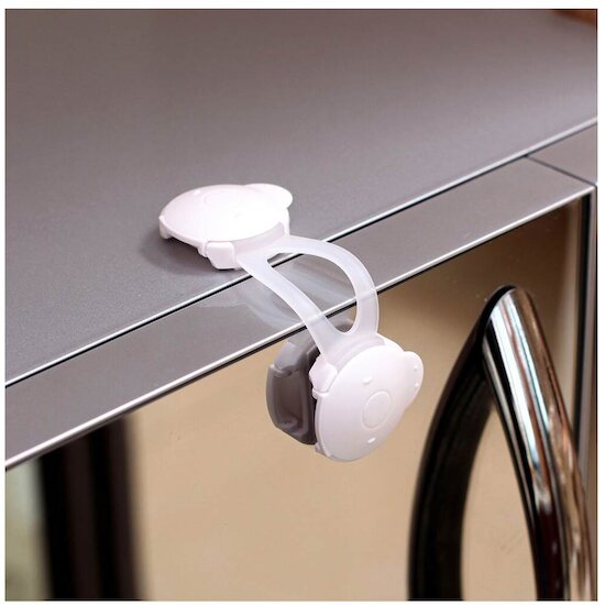 Formula Baby Lot de 2 mini-loquets souples Blanc 