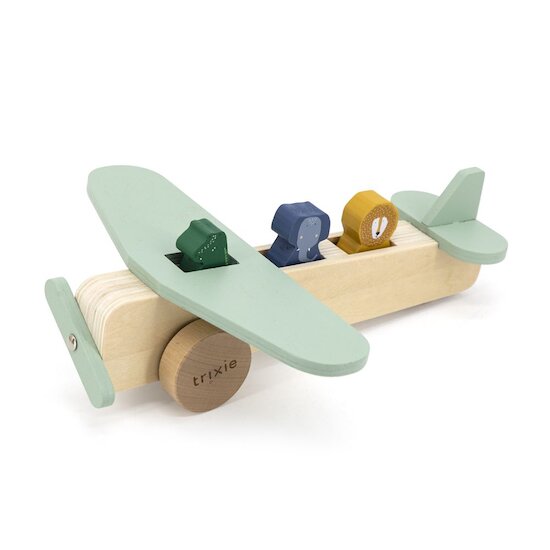 Trixie Avion en bois animaux   Trixie Avion en bois animaux