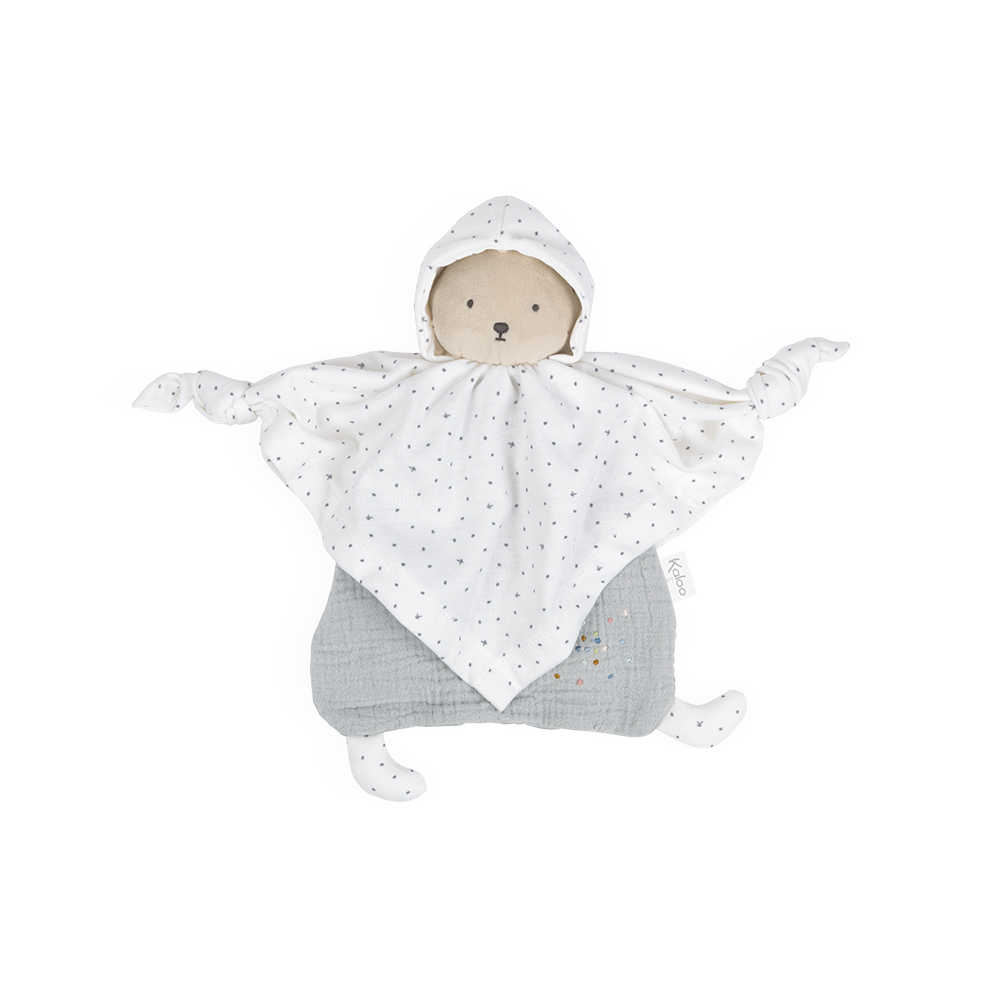Petit Pas - Doudou Coton Bio Ourson MULTICOLORE Kaloo