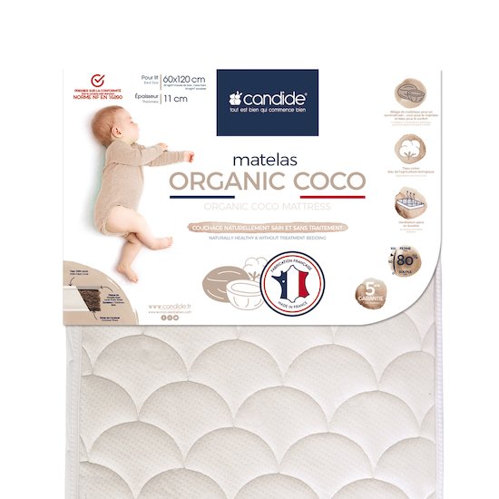 Candide Matelas Organic Coco  