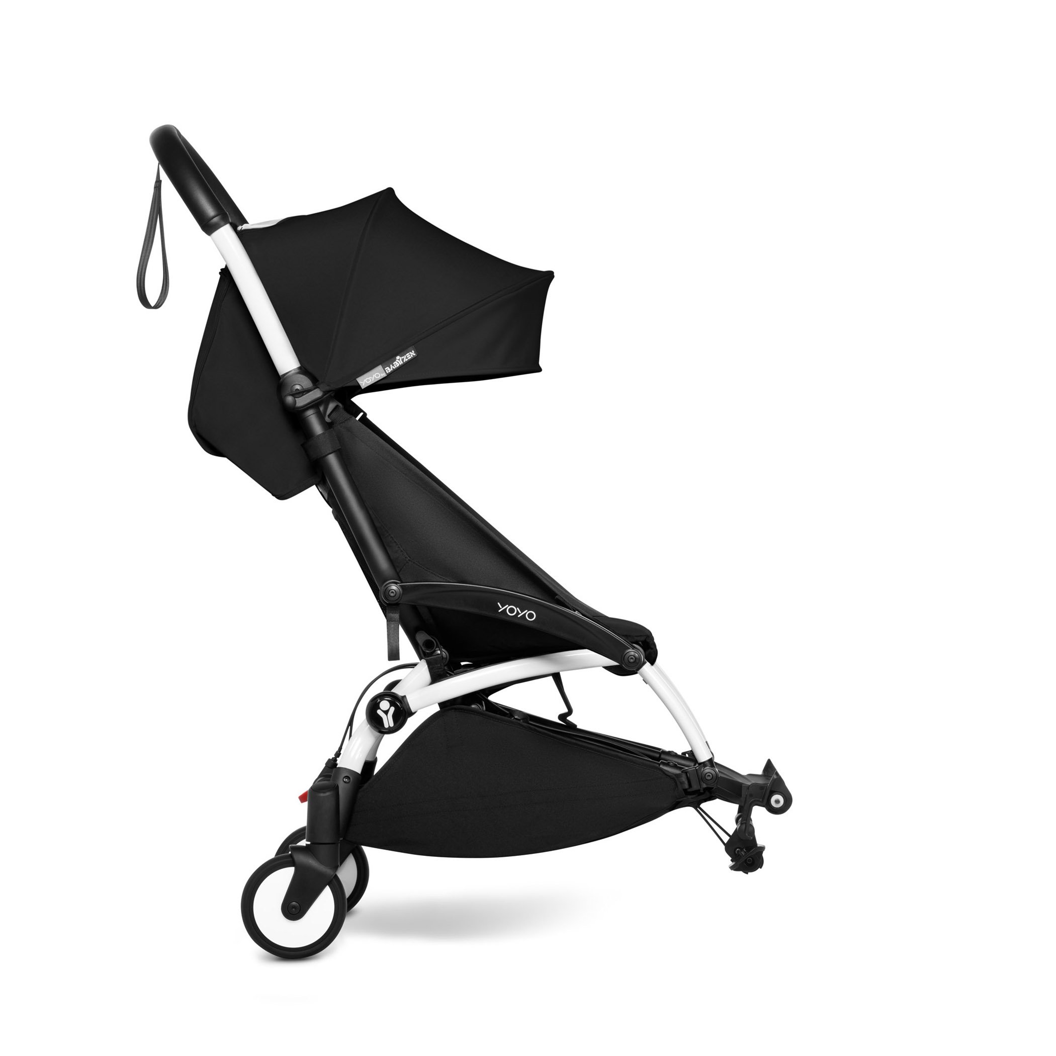 Babyzen - Cadre blanc poussette YOYO² Connect + Pack 6+ noir  BABYZEN