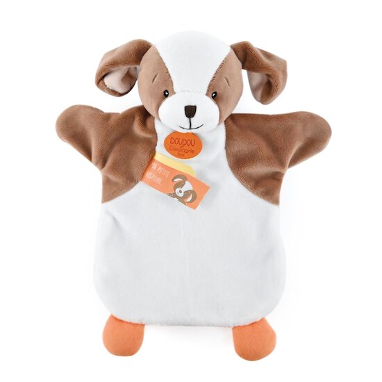 Doudou & Compagnie Doudou marionnette Blanc 25 cm