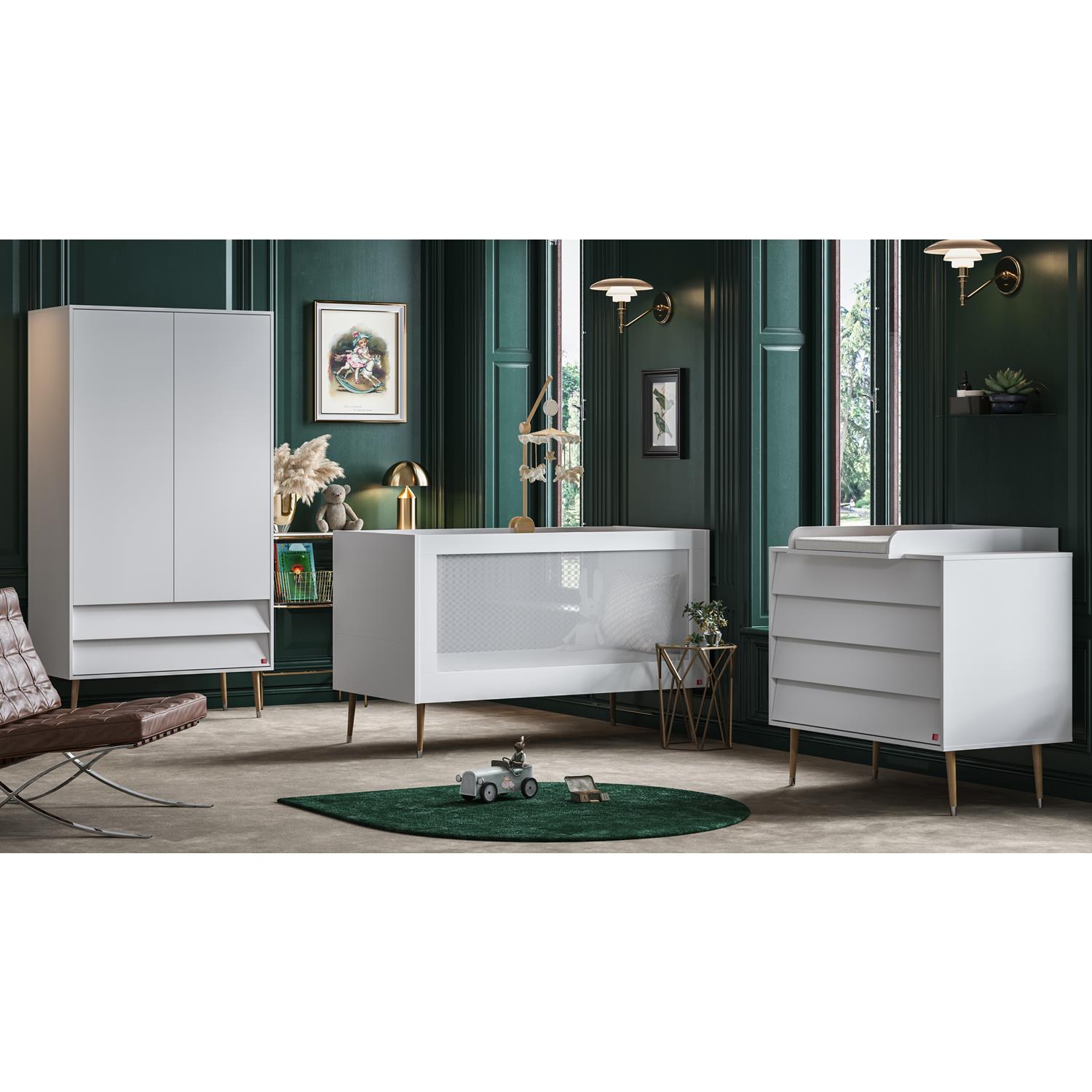 Vox - Armoire 2-portes Bosque New BLANC Vox