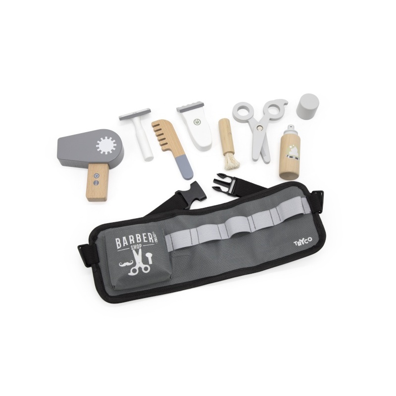 Set de barbier en bois MULTICOLORE Tryco